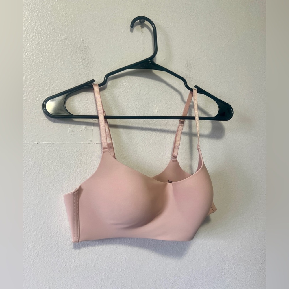 Steve Madden Pastel Rose Wireless Bralette Bra - 36C - Picture 5 of 9